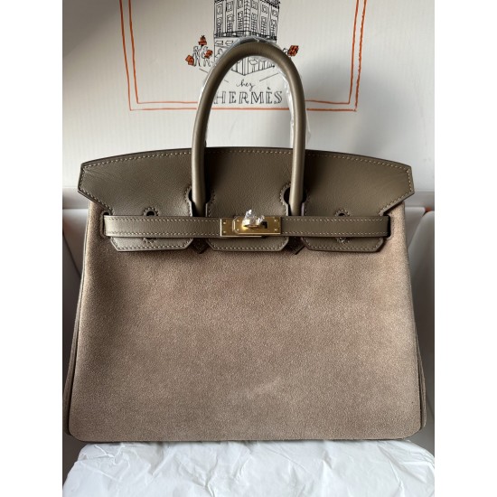 birkin 25cm suede in stock lot 1600