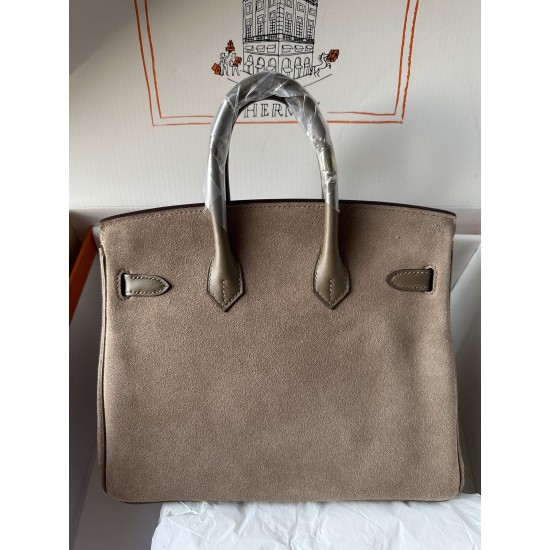 birkin 25cm suede in stock lot 1600