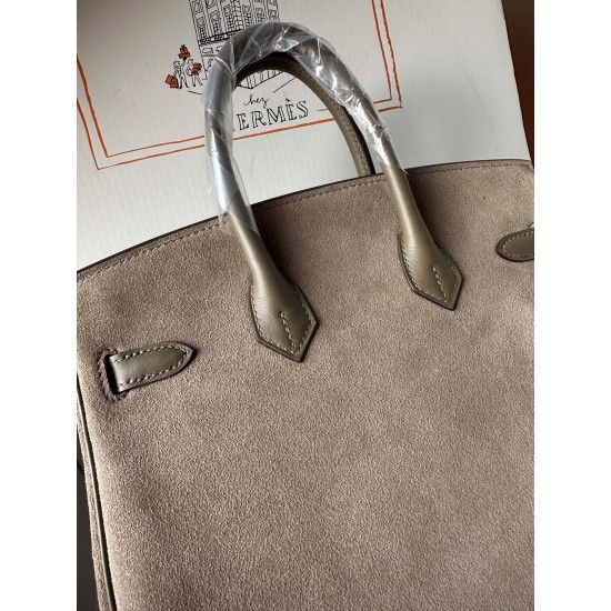birkin 25cm suede in stock lot 1600