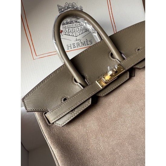 birkin 25cm suede in stock lot 1600