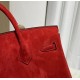 New Birkin platinum 25cm original imported suede Ferrari red silver buckle counter synchronization handmade beeswax thread sewing pure steel hardware high-end customized batch 1600