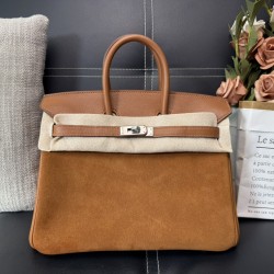 New Platinum 25 suede with swift leather gold brown silver buckle all steel hardware hand-sewn waxed thread personalized batch of 1600