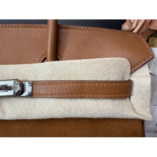 New Platinum 25 suede with swift leather gold brown silver buckle all steel hardware hand-sewn waxed thread personalized batch of 1600