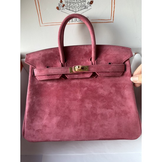 birkin 25cm suede in stock lot 1600