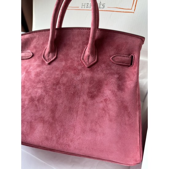 birkin 25cm suede in stock lot 1600
