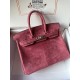 birkin 25cm suede in stock lot 1600