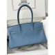 Lot 1111 shoulder birkin swift blue jean 75 denim blue color is very matching with the style of the modern urban beauties advanced feeling full of