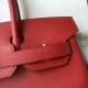 Spot Birkin 30cm Imported Epsom Leather Handmade Waxed Stitching Big Red Gold and Silver Button One color can be customized Oh Batch 1234