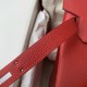 Spot Birkin 30cm Imported Epsom Leather Handmade Waxed Stitching Big Red Gold and Silver Button One color can be customized Oh Batch 1234