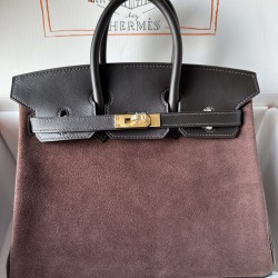 birkin 25cm suede in stock lot 1600