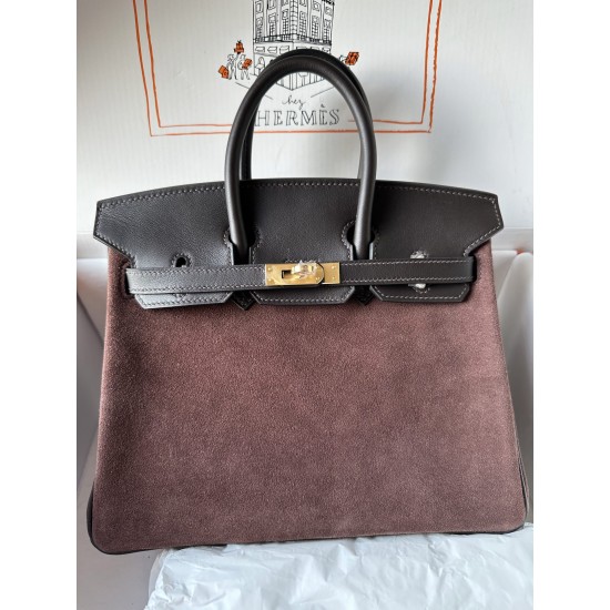 birkin 25cm suede in stock lot 1600