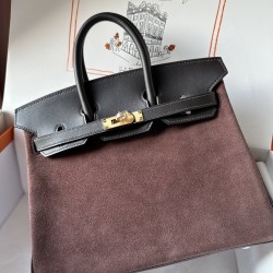 birkin 25cm suede in stock lot 1600