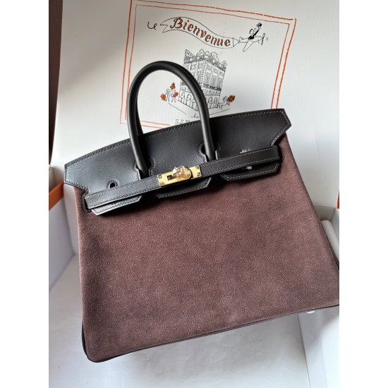 birkin 25cm suede in stock lot 1600