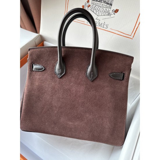 birkin 25cm suede in stock lot 1600