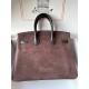 birkin 25cm suede in stock lot 1600