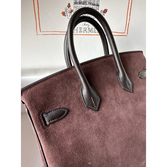 birkin 25cm suede in stock lot 1600
