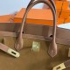 New Birkin Platinum 40cm Original imported suede Swift leather gold brown gold buckle counter synchronization handmade beeswax thread sewing pure steel hardware high-end custom batch 1600