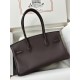 Lot 1111 24s new shoulder birkin swift ebony bag color is very with the style of the modern urban beauties advanced sense full of