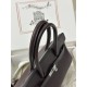 Lot 1111 24s new shoulder birkin swift ebony bag color is very with the style of the modern urban beauties advanced sense full of