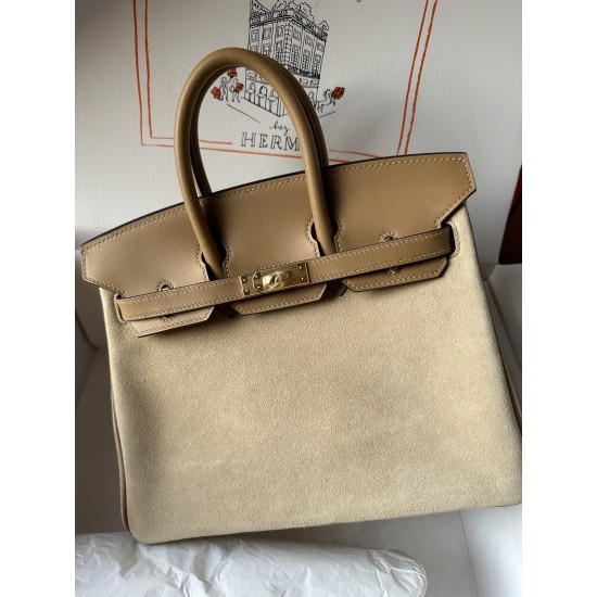 birkin 25cm suede in stock lot 1600