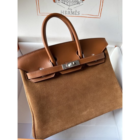 birkin 25cm suede in stock lot 1600
