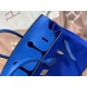 New Birkin Platinum 25cm Imported Suede Swift Leather Electro Blue Silver Buckle Counter synchronization Handmade beeswax thread sewing Pure steel hardware High-end customized batch 1600