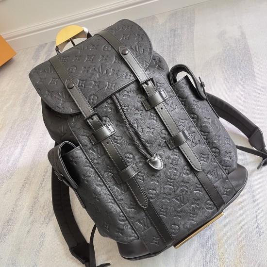 p580 Exclusive Customized Real Top Original Reinforced Shoulder Bag M55699 Christopher The versatile Christopher Small Shoulder Bag with its spacious interior and striking exterior is a great everyday bag for outdoor use Black Grid Large Character Silk Sc