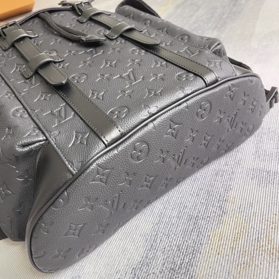 p580 Exclusive Customized Real Top Original Reinforced Shoulder Bag M55699 Christopher The versatile Christopher Small Shoulder Bag with its spacious interior and striking exterior is a great everyday bag for outdoor use Black Grid Large Character Silk Sc