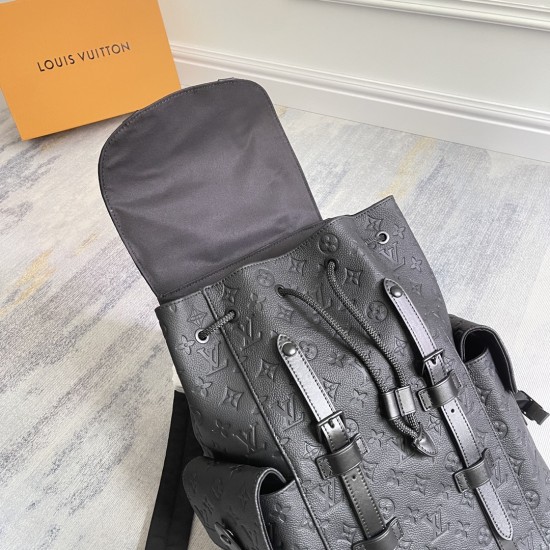 p580 Exclusive Customized Real Top Original Reinforced Shoulder Bag M55699 Christopher The versatile Christopher Small Shoulder Bag with its spacious interior and striking exterior is a great everyday bag for outdoor use Black Grid Large Character Silk Sc