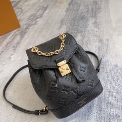 P500 EXCLUSIVE CUSTOMIZED ACTUAL TOP ORIGINAL REINFORCED CHIP EDITION M14549 FULL MINI SHOULDER BAG Nano No BACKPACK M13656 This season's Nano No backpack comes in a sophisticated two-tone color scheme for day or night. Leather is embellished with a light