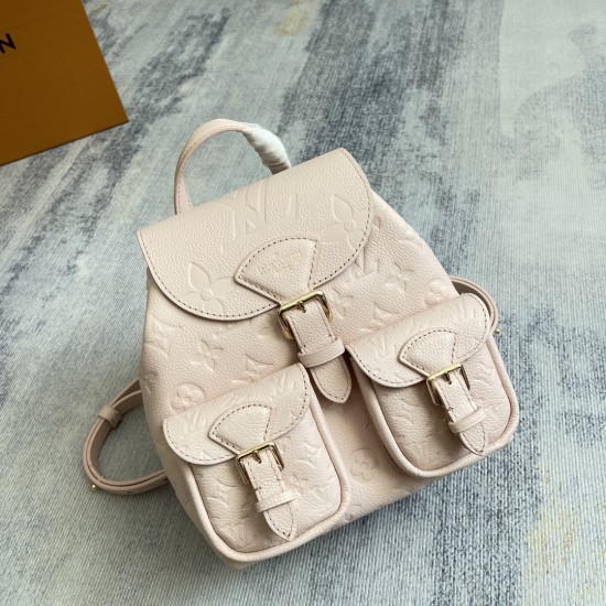 520 EXCLUSIVE CUSTOMIZED ACTUAL TOP ORIGINAL M47072 BLACK M47106 CREAM WHITE M47074 PINK TOP ORIGINAL This Backup Shoulder Bag is made of Monogram Empreinte grained cowhide leather in a low-profile finish with Monogram embossingRemovable and adjustable sh