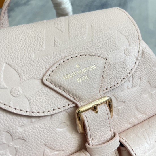 520 EXCLUSIVE CUSTOMIZED ACTUAL TOP ORIGINAL M47072 BLACK M47106 CREAM WHITE M47074 PINK TOP ORIGINAL This Backup Shoulder Bag is made of Monogram Empreinte grained cowhide leather in a low-profile finish with Monogram embossingRemovable and adjustable sh