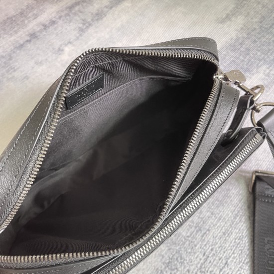 P310's exclusive customized and photographed top quality original reinforced M69443 Trio messenger bag made of Monogram Eclipse canvas and Monogram Eclipse Reverse canvas with a signature grey pattern in the same color palette accentuating the lines of th