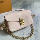 P460 Exclusive Customized Real Photo Dynamic 163c01 Chip Top Original Enhanced M14208 Pink Print This Pochette Mtis East West handbag is made from Monogram Empreinte embossed leather and showcases the brand's fusion of style and modernity with a tradition