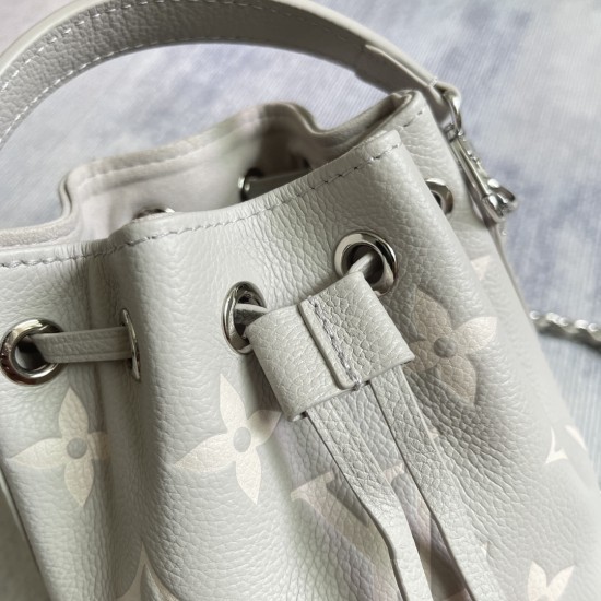 P360 Exclusive Customized Real Life Dynamic 163c Chip Top Original Reinforced M46291 Apricot M46291 Black M14224 Taro Purple This Nano No Handbag is a pocket-sized version of the classic No Handbag in Monogram Empreinte leather embossed with the Monogram 