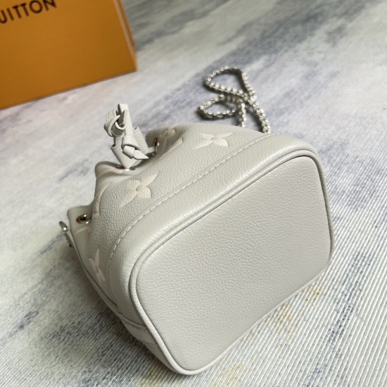 P360 Exclusive Customized Real Life Dynamic 163c Chip Top Original Reinforced M46291 Apricot M46291 Black M14224 Taro Purple This Nano No Handbag is a pocket-sized version of the classic No Handbag in Monogram Empreinte leather embossed with the Monogram 