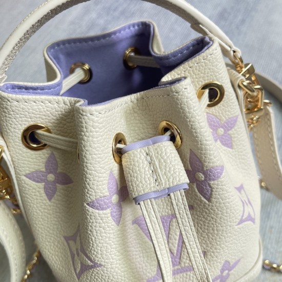p400Exclusive customized real top quality original reinforced M82933 purple silkscreenThis Nano No handbag from the Summer Stardust capsule collection is made of Monogram Empreinte embossed leather to condense the classic No handbag shape and then expertl