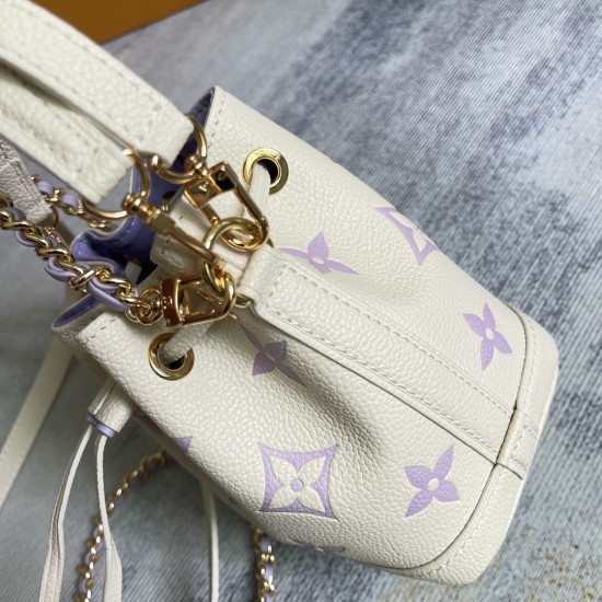 p400Exclusive customized real top quality original reinforced M82933 purple silkscreenThis Nano No handbag from the Summer Stardust capsule collection is made of Monogram Empreinte embossed leather to condense the classic No handbag shape and then expertl