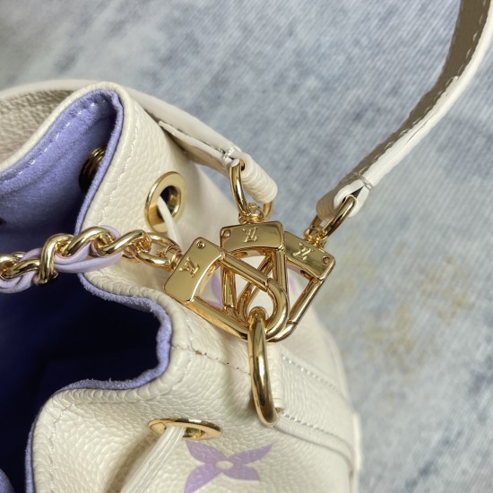 p400Exclusive customized real top quality original reinforced M82933 purple silkscreenThis Nano No handbag from the Summer Stardust capsule collection is made of Monogram Empreinte embossed leather to condense the classic No handbag shape and then expertl