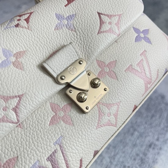 P380 Exclusive Customized Real Top Original Reinforced Semi-Steel 163 Chip M25596 Beige Gradient All Leather Chain Bag Tote Bag Seasonal New NANO MADELEINE Handbags This Nano Madeleine handbag is bathed in new season's phantasmagoric colors for an effortl