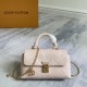 P360 EXCLUSIVE CUSTOMIZED ACTUAL TOP ORIGINAL ENHANCED VARIANT CHIP M12145 WHITE M12144 BLACK M12211 BLUE M13796 PINK CUSTOMIZED STEEL CLOSURE ON HEAD LAYER COWHIDE LeatherThis pocket-sized rendition of the Nano Madeleine bag in Monogram Empreinte leather