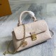 P360 EXCLUSIVE CUSTOMIZED ACTUAL TOP ORIGINAL ENHANCED VARIANT CHIP M12145 WHITE M12144 BLACK M12211 BLUE M13796 PINK CUSTOMIZED STEEL CLOSURE ON HEAD LAYER COWHIDE LeatherThis pocket-sized rendition of the Nano Madeleine bag in Monogram Empreinte leather