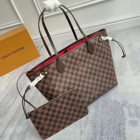 P280 Exclusive customized real dynamic size change chip Top Original Enhanced M40995 Flower Apricot M41177 Flower Red M41178 Old Flower Rose M50366 Flower Pink N41358 Non-Red N41603 Non-Pink N41631 White Apricot N41605 White Pink NEVERFULL Medium Handbag 