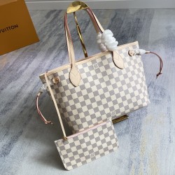 P260 Exclusive customized real photos of top quality original single enhanced variant chip N41359 non-red N41632 white apricot M41000 floral red M41245 rose red M40994 floral apricot NEVERFULL Small Handbag Neverfull Small Handbag Neverfull Small Handbag 