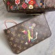P430 Exclusive customized real photo Top quality original Dynamic 163c01 chip M13271 flower Top quality original real photo Top quality original home background This Neverfull medium bag from the Louis Vuitton x Takashi Murakami reissue collection is made
