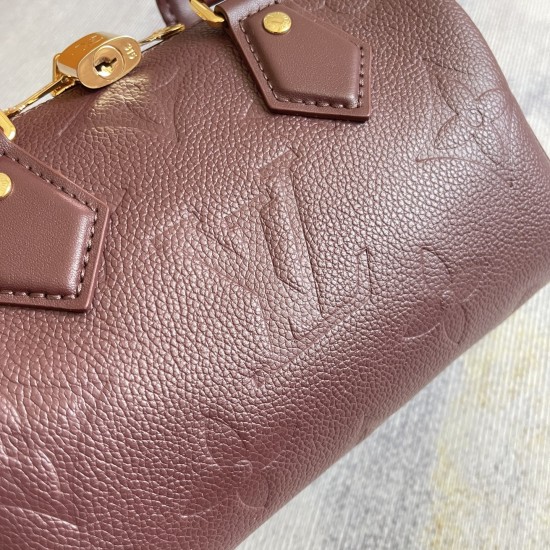 P500 Exclusive Customized Actual Top Original Dynamic 163c01 Chip M25929 Wine Red Top Original Individual Background Actual This Speedy Bandoulire 20 handbag is designed to be smart and stylish, so you can carry your daily needs with you in smooth Monogra