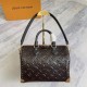 P590 Exclusive customized real shot top quality original single variable size chip M26392 This Speedy Trunk 25 handbag is a modern reinterpretation of Louis Vuitton's classic case, inheriting the genes of the brand's casemaking craftsmanship Select cowhid