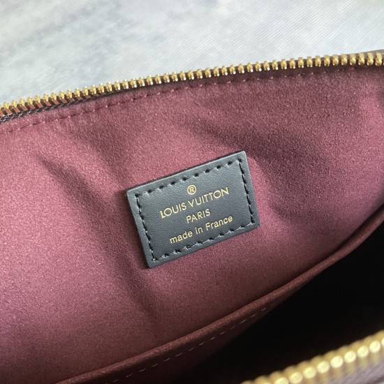 P590 Exclusive customized real shot top quality original single variable size chip M26392 This Speedy Trunk 25 handbag is a modern reinterpretation of Louis Vuitton's classic case, inheriting the genes of the brand's casemaking craftsmanship Select cowhid