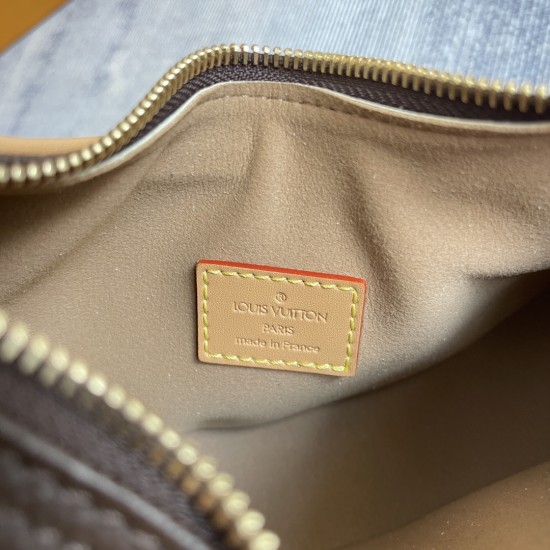 P280Exclusive customized real-life dynamic size-changing chip Top quality original reinforced M81098 Nicolas Ghesquire Traceability archive Croissant bag from the SS2022 collection Loop half-moon baguette bag Compact shape to fit the body's rhythms Zipper