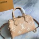 p480exclusive customized real photo top quality original reinforced variant chip M12713 earthy yellow silkphotographed in real life made of two-tone Monogram Empreinte leather adorned with the LV logo and Monogram floral motifsThe Speedy Bandoulire 20 han